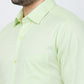 Raymond Men Green Structure Slim Fit Cotton Shirt