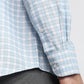 Raymond Men Blue Slim Fit Checks Formal Shirt