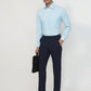 Raymond Men Blue Regular Fit Structure Formal Shirt