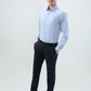 Raymond Men Blue Regular Fit Structure Formal Shirt