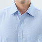 Raymond Men Blue Regular Fit Structure Formal Shirt