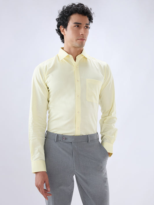 Raymond Yellow Formal Shirt