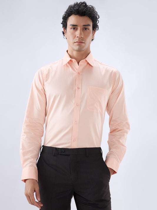 Raymond Orange Formal Shirt
