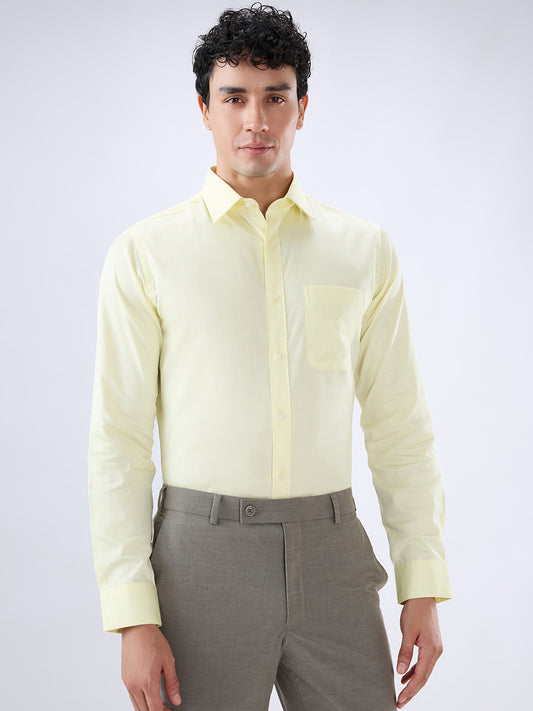 Raymond Yellow Formal Shirt