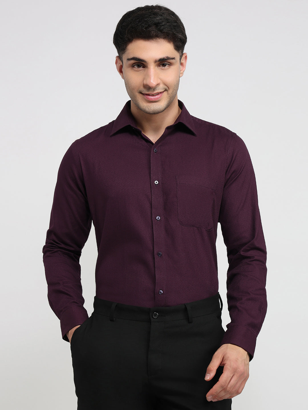Raymond Maroon Shirt
