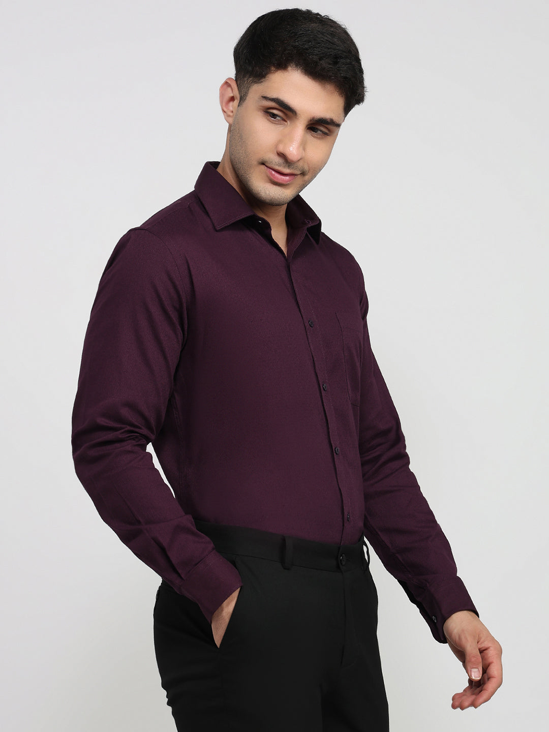 Raymond Maroon Shirt