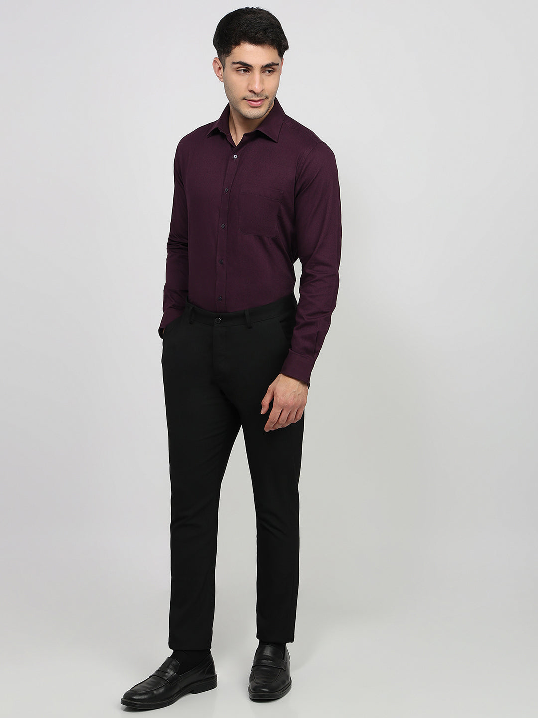 Raymond Maroon Shirt