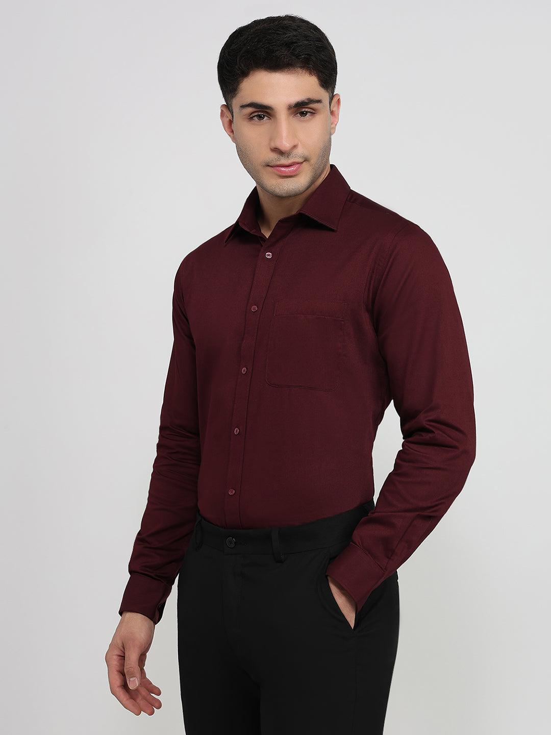 Raymond Maroon Shirt