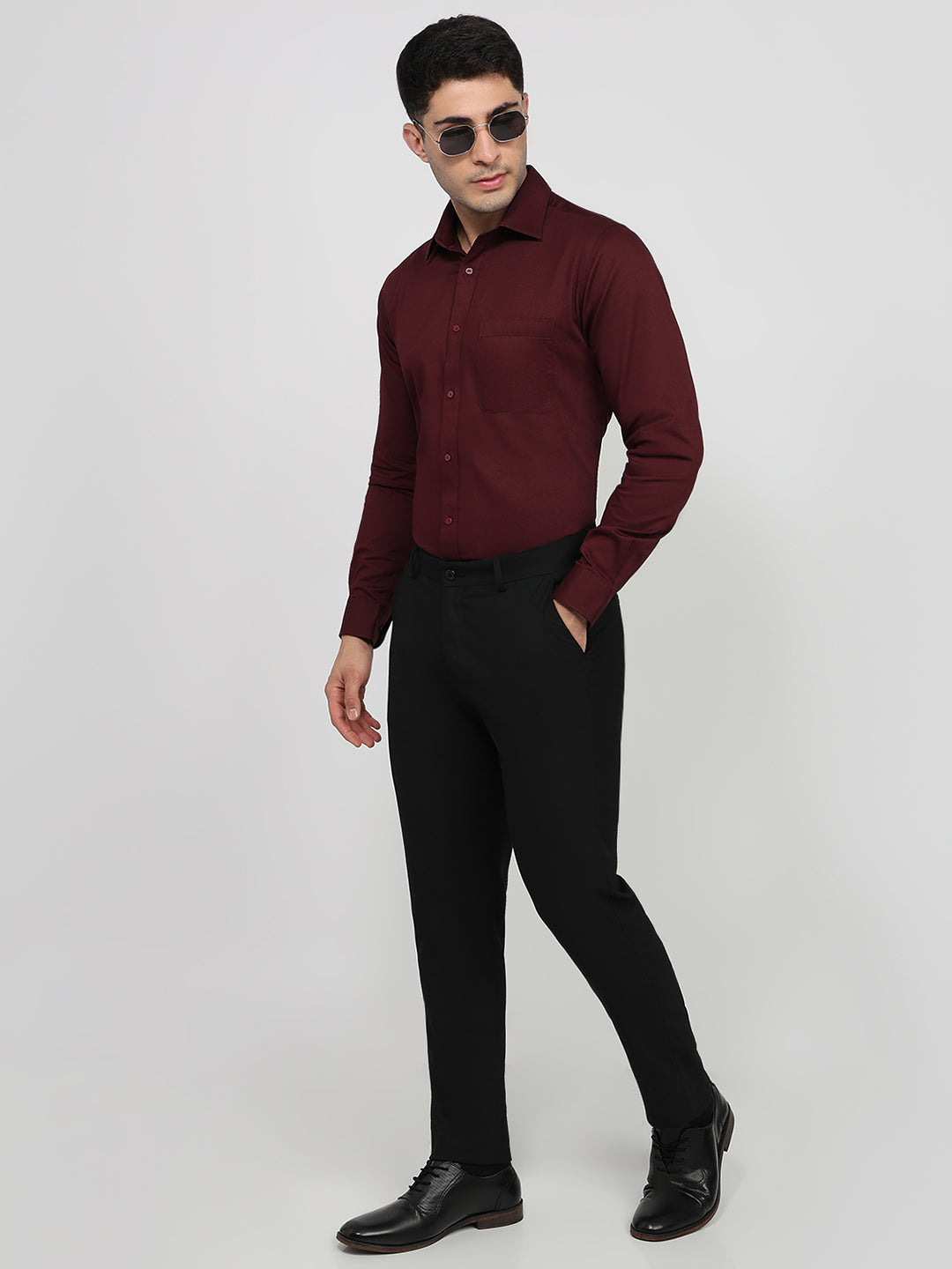 Raymond Maroon Shirt