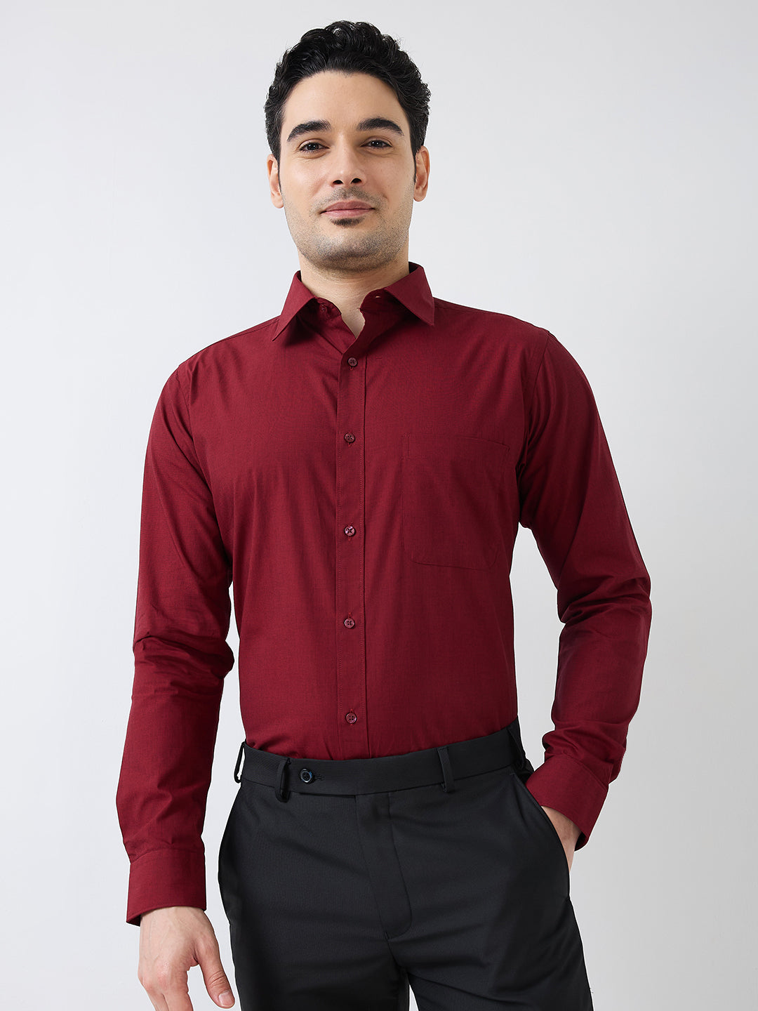 Raymond Maroon Shirt 