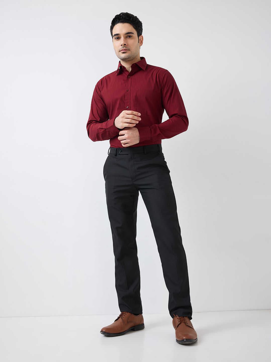 Raymond Maroon Shirt 