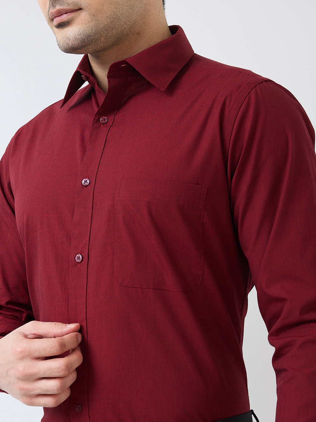 Raymond Maroon Shirt 