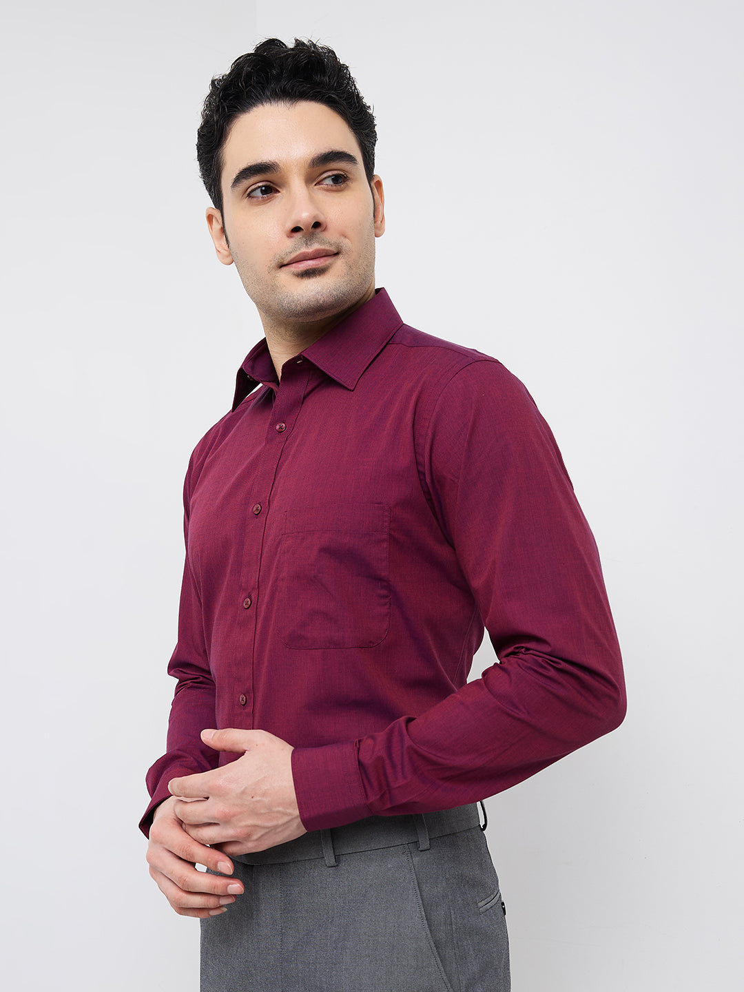 Raymond Maroon Shirt 