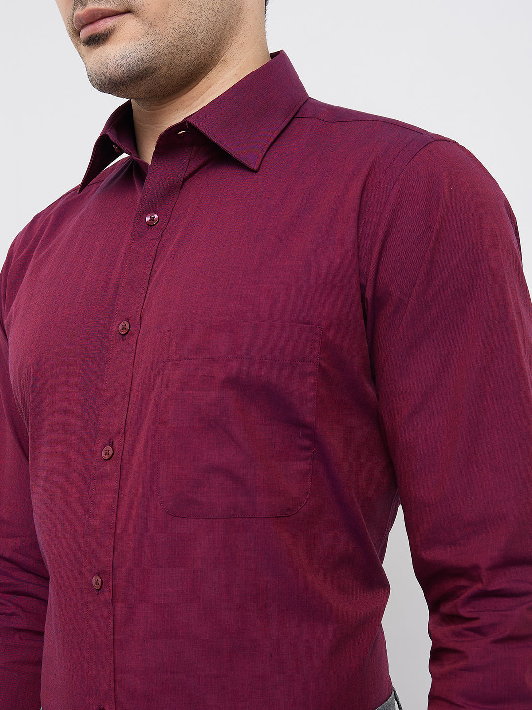 Raymond Maroon Shirt 