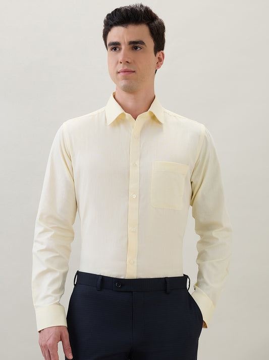 Raymond Yellow Formal Shirt
