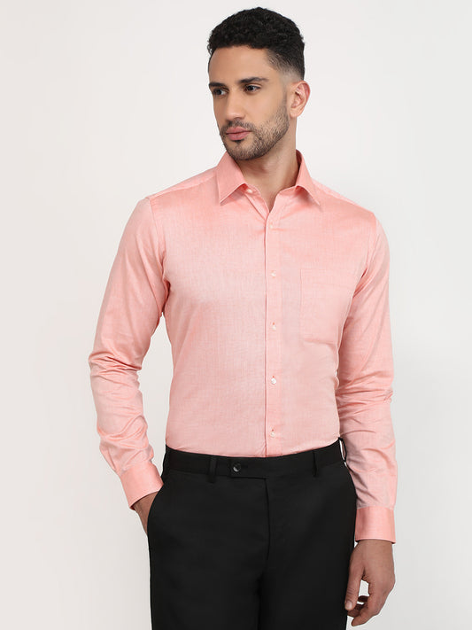 Raymond Orange Formal Shirt