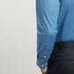 Raymond Blue Solid Regular Fit Cotton Formal Shirt