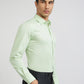 Raymond Green Solid Regular Fit Cotton Formal Shirt