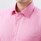 Raymond Men Red Slim Fit Solid Formal Shirt