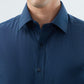 Raymond Men Blue Slim Fit Solid Formal Shirt