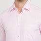 Raymond Men Red Slim Fit Structure Formal Shirt