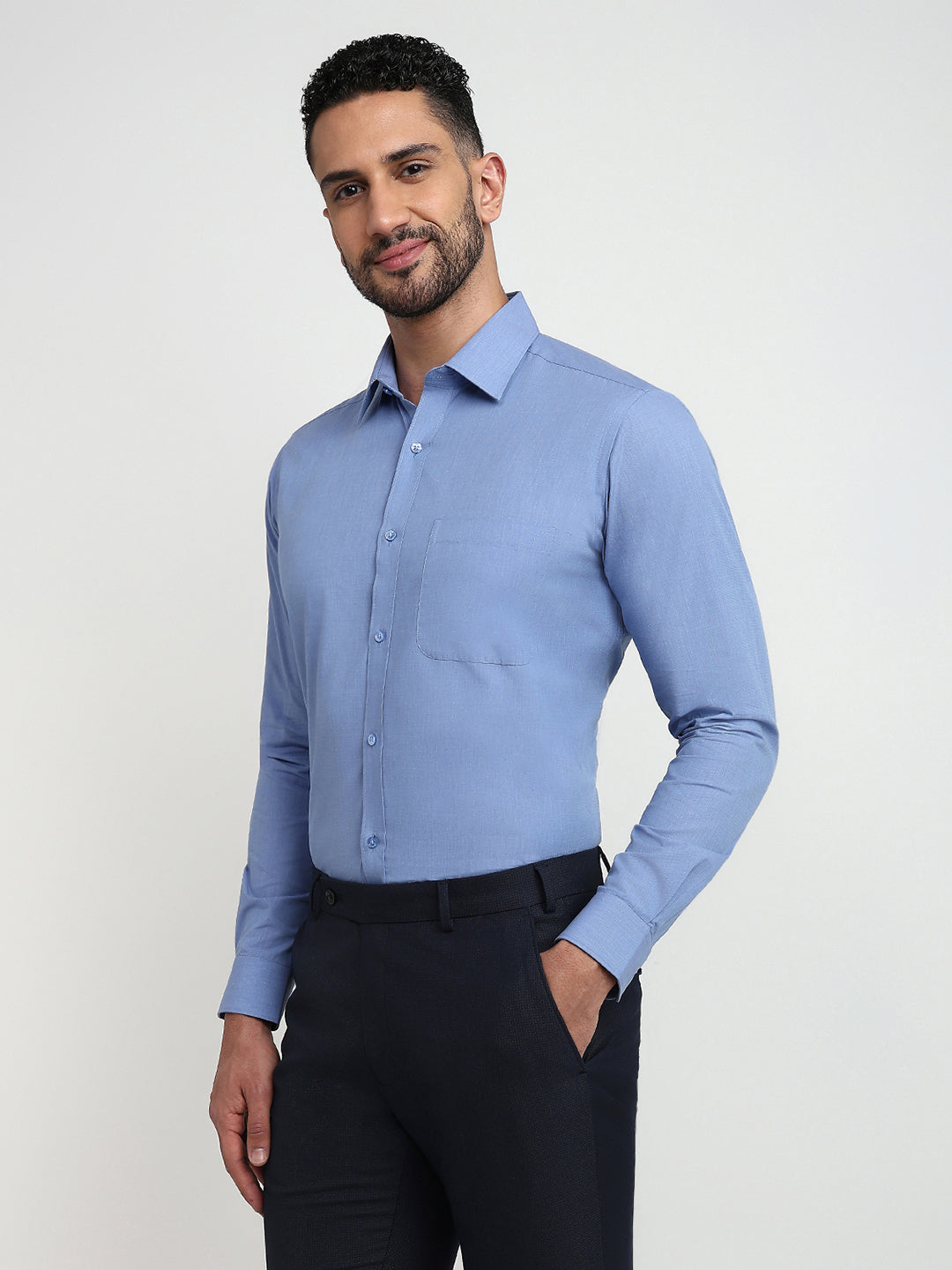 Raymond Blue Formal Shirt
