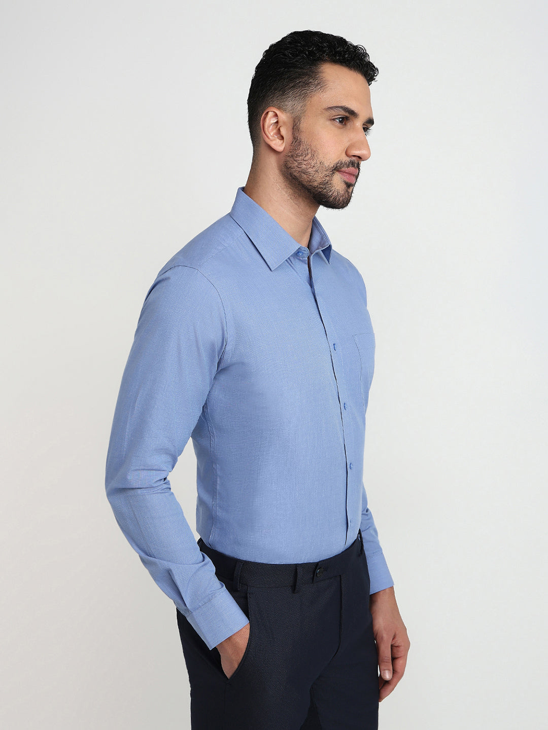 Raymond Blue Formal Shirt