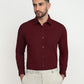 Raymond Maroon Formal Shirt