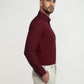 Raymond Maroon Formal Shirt