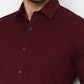 Raymond Maroon Formal Shirt
