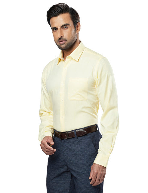 Raymond Yellow Formal Shirt