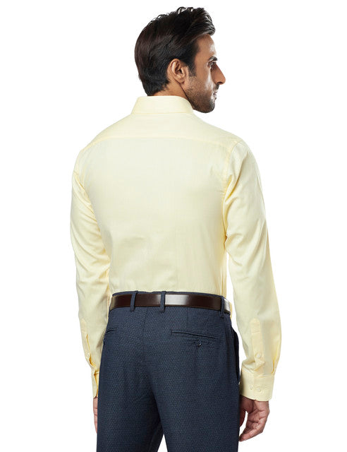 Raymond Yellow Formal Shirt