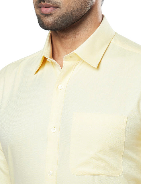 Raymond Yellow Formal Shirt