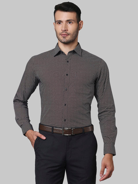 Raymond Maroon Formal Shirt