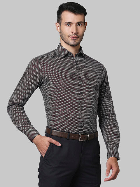 Raymond Maroon Formal Shirt