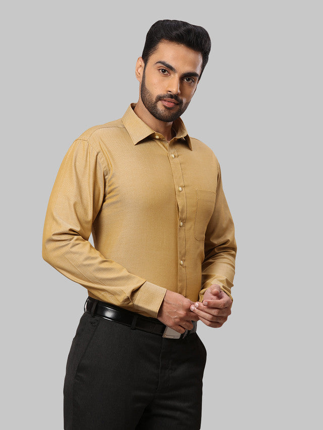 Raymond Khaki Formal Shirt