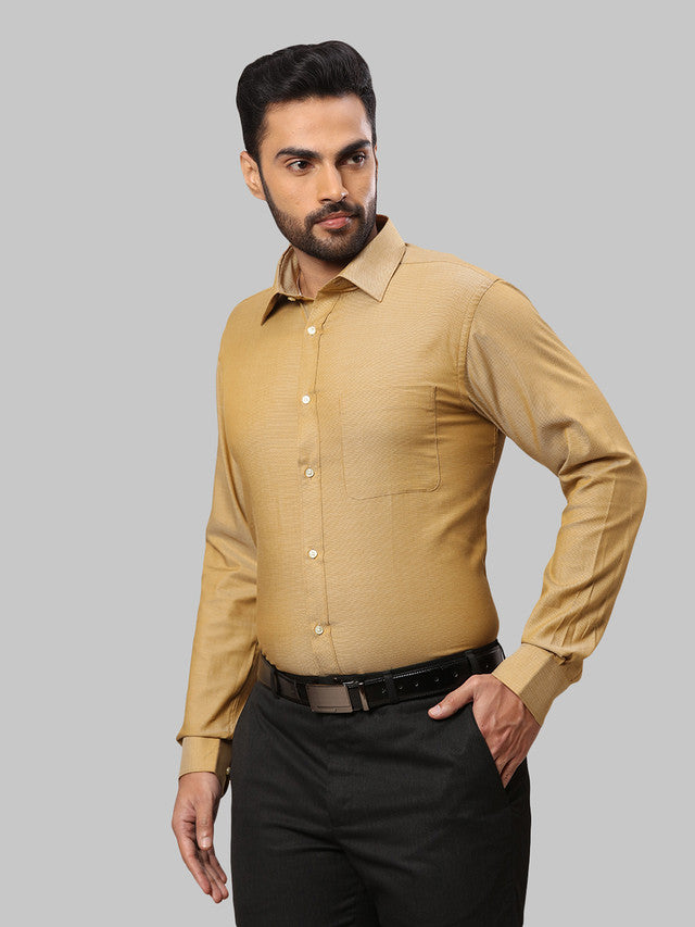 Raymond Khaki Formal Shirt