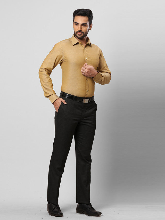 Raymond Khaki Formal Shirt