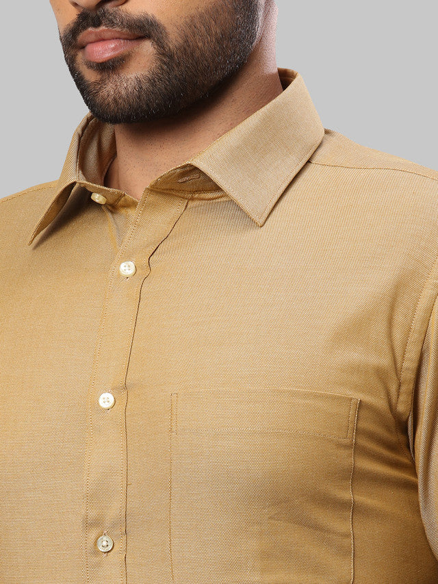 Raymond Khaki Formal Shirt