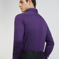 Raymond Purple Structure Slim Fit Cotton Formal Shirt