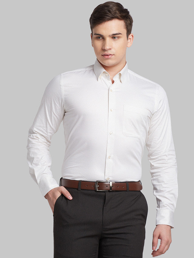 Raymond Yellow Formal Shirt