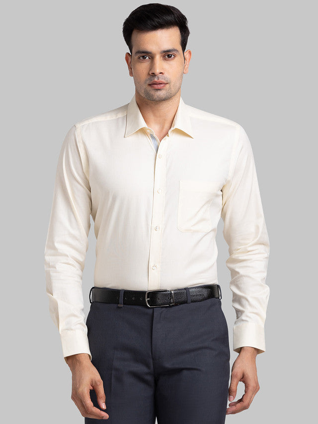 Raymond Yellow Formal Shirt