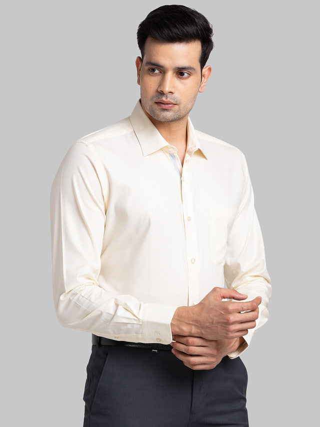 Raymond Yellow Formal Shirt