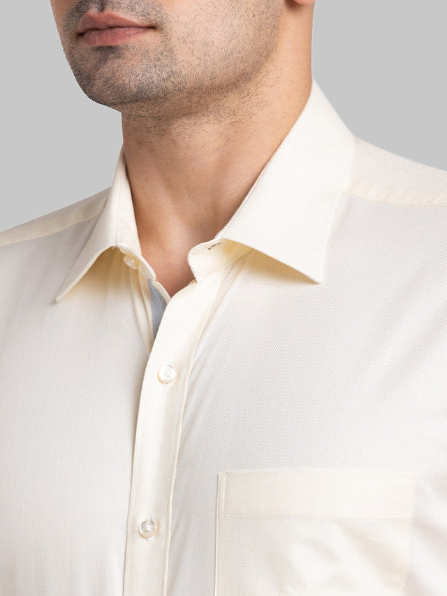 Raymond Yellow Formal Shirt