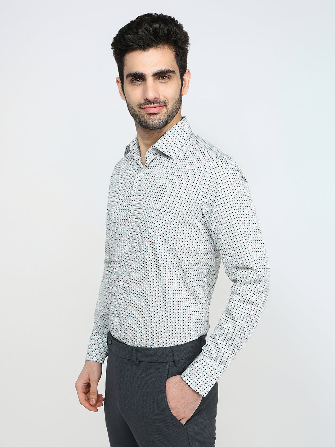 Raymond White Formal Shirt 