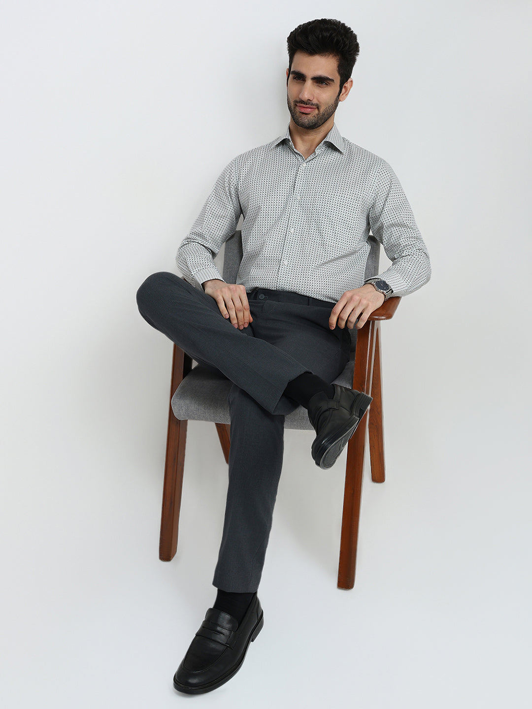Raymond White Formal Shirt 