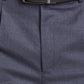 Raymond Grey Checks Classic Fit Wool Polyester Blend Trouser