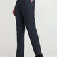 Raymond Men Blue Structure Classic Fit Polyester Blend Trouser