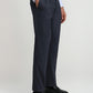 Raymond Men Blue Structure Classic Fit Polyester Blend Trouser
