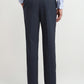Raymond Men Blue Structure Classic Fit Polyester Blend Trouser